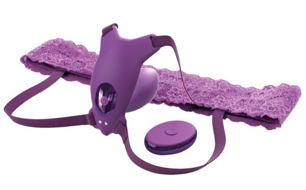 Ultimate G-Spot Butterfly Strap-on lilla