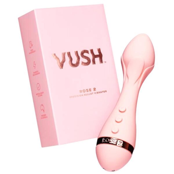 Pink Vush Rose 2 Precision Bullet Vibrator