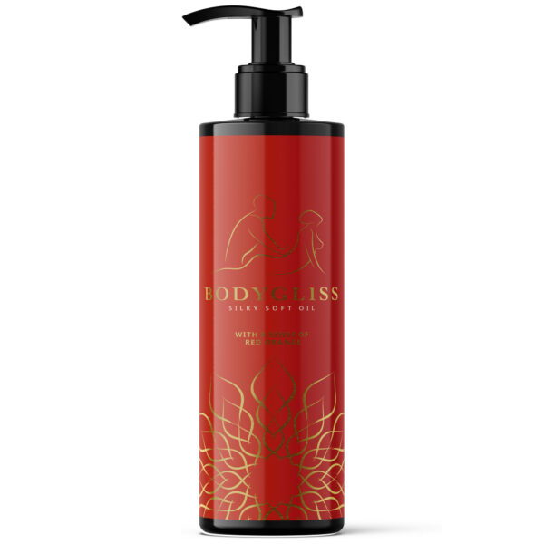 Rød BodyGliss Massage Oil Red Orange - 150 ml