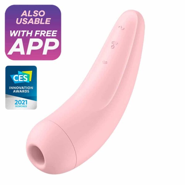 Satisfyer Curvy 2+ Klitoris Stimulator - Lyserød