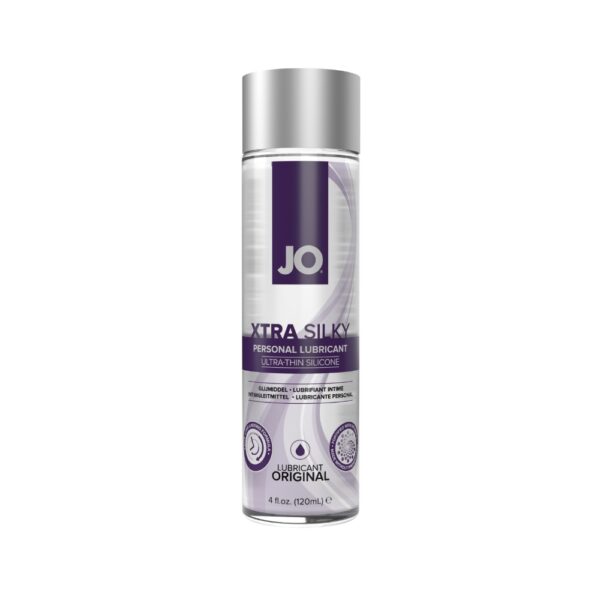 System JO Xtra Silky Thin - Silikonebaseret Glidecreme Transparent 120 ml.