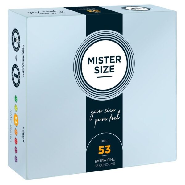 Mister Size 53 mm  -  Kondomer-36stk Transparent 36stk