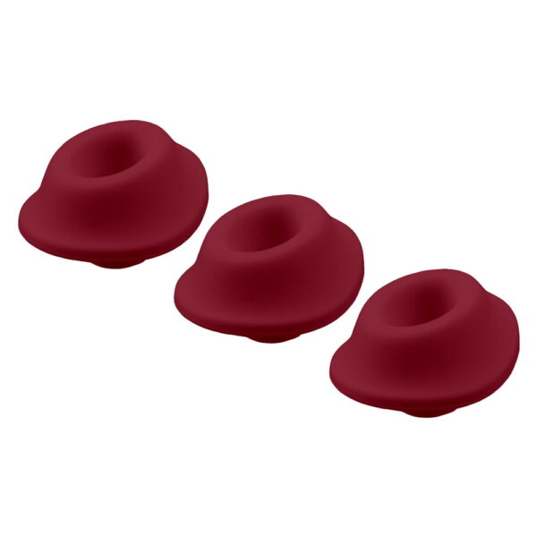 Womanizer  Sugehoveder 3 Pak Bordeaux  Small