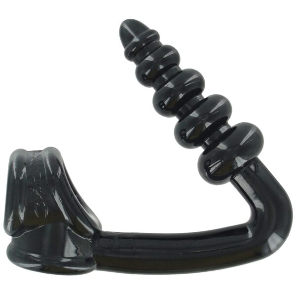 The Tower Erection Enhancer Penisring og Anal Plug - Sort Sort