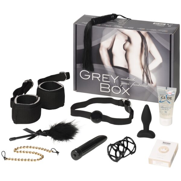 Orion Grey Box Sexlegetøj Sæt - Sort Sort