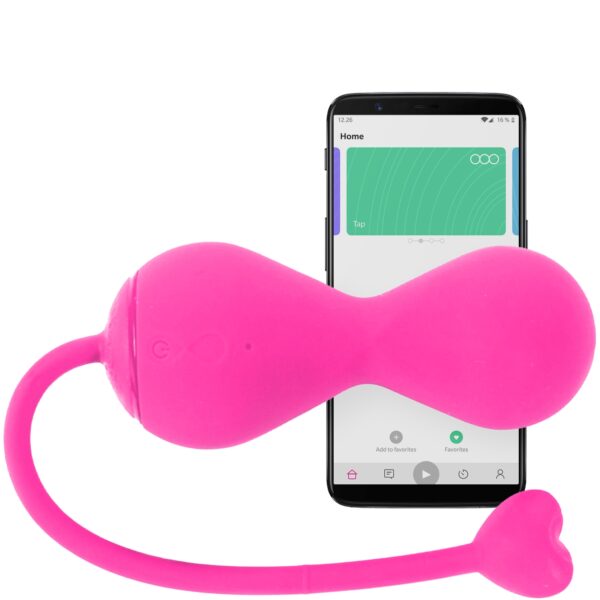 OhMiBod Lovelife krush Kegel Balls - Rosa Rosa