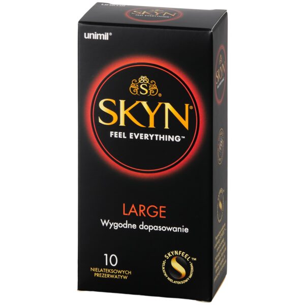 SKYN Large Latexfri Kondomer 10 stk - Klar Klar