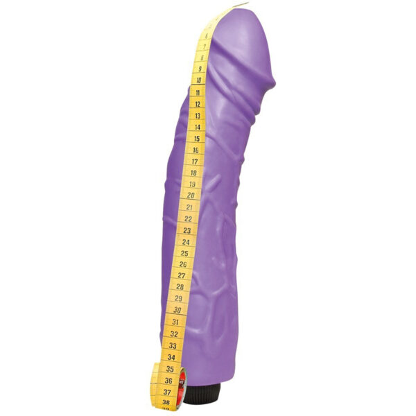 Queeny Love Giant Lover Vibrerende Dildo 33 cm - Purple Purple