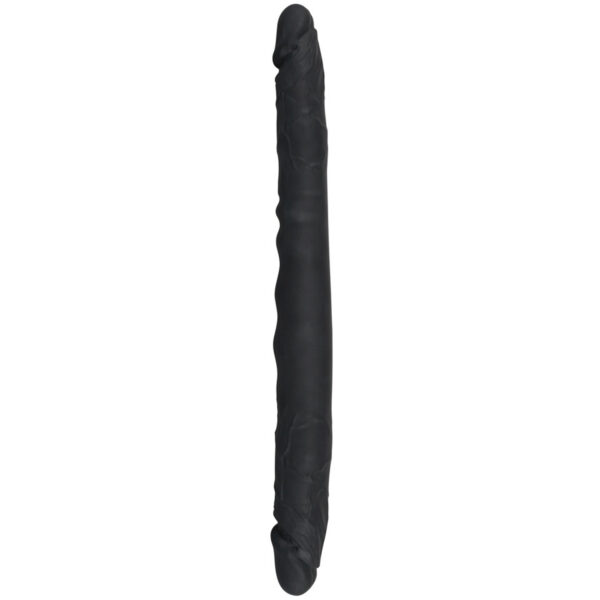 Bad Kitty Silikone Dobbelt Dildo 40 cm - Black Black