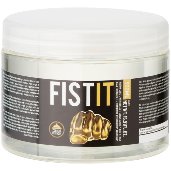 Fist It Vandbaseret Glidecreme 500 ml - Clear Clear