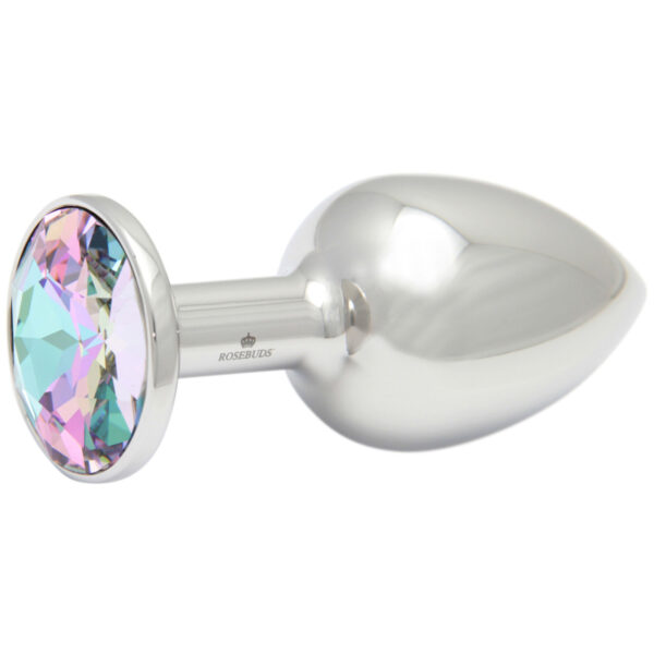 Rosebuds Spring Plug Medium - Silver Silver