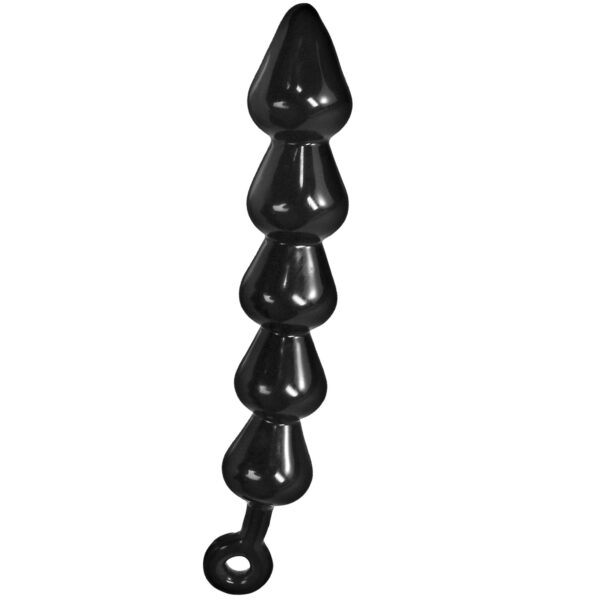 Master Series Anal Links Butt Plug XL - Black Black