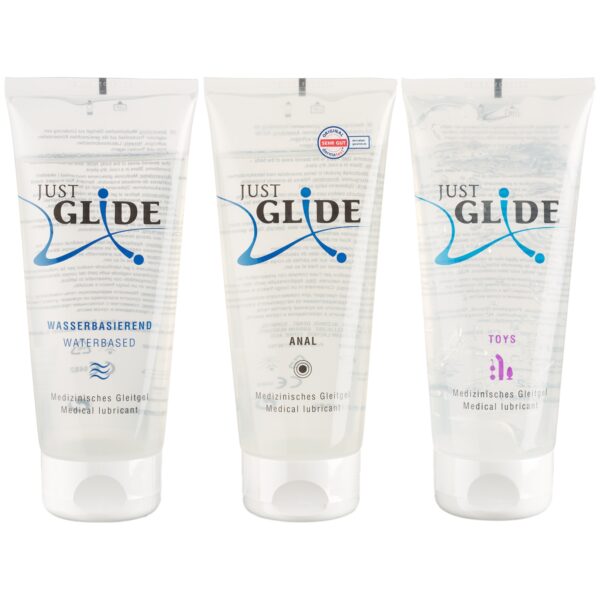 Just Glide Glidecreme Sæt 3 x 200 ml - Clear Clear