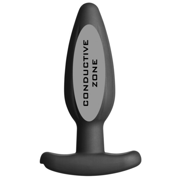 ElectraStim Silicone Noir Rocker Butt Plug - Medium - Black Black