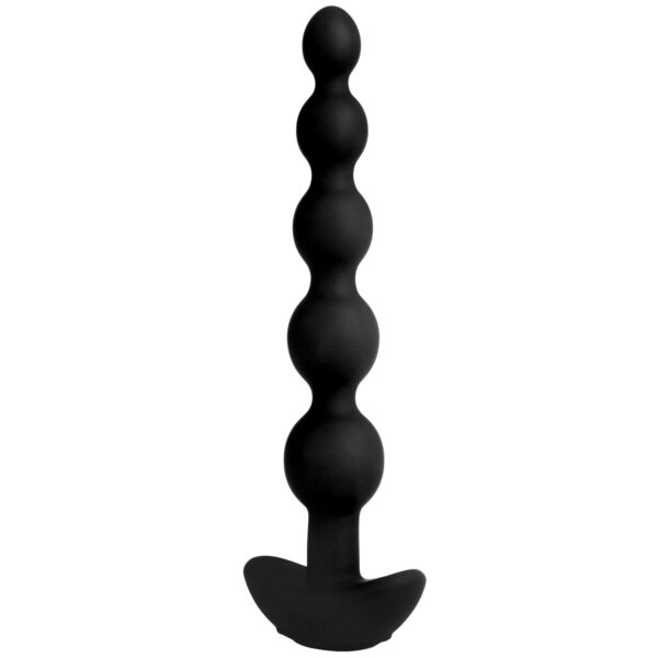 B-Vibe Cinco Anal Beads - Black Black