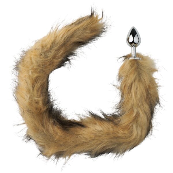 Furry Fantasy Red Fox Tail Butt Plug - Sølv Sølv