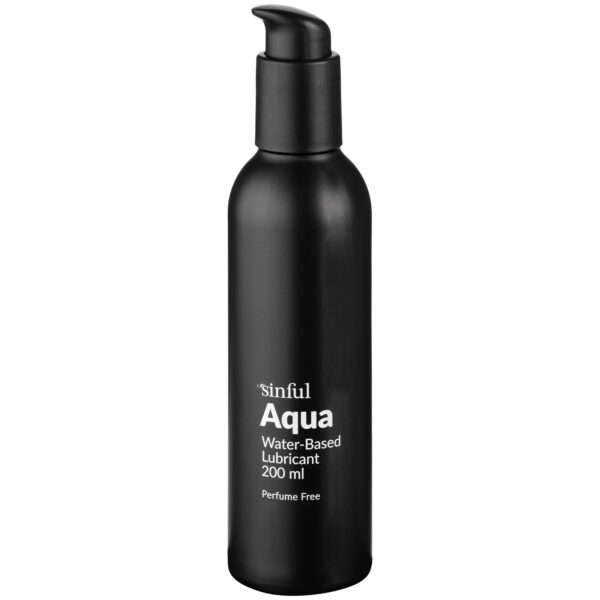 Sinful Aqua Vandbaseret Glidecreme 200 ml - Klar Klar