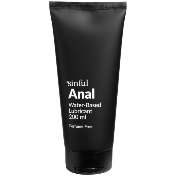 Sinful Anal Vandbaseret Glidecreme 200 ml - Clear Clear