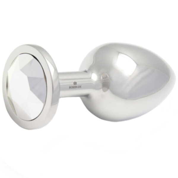 Rosebuds Cristal Plug Large - Silver Silver