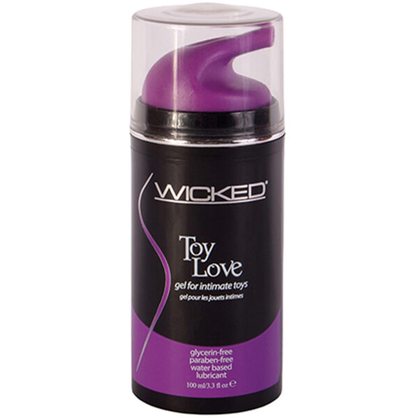 Wicked Toy Love Gel til Sexlegetøj 100 ml - Klar Klar