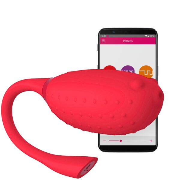 Magic Motion Fugu App-styret Vibrator - Rød Rød