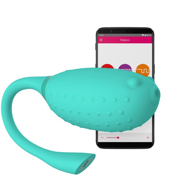 Magic Motion Fugu App-styret Vibrator - Turkis Turkis