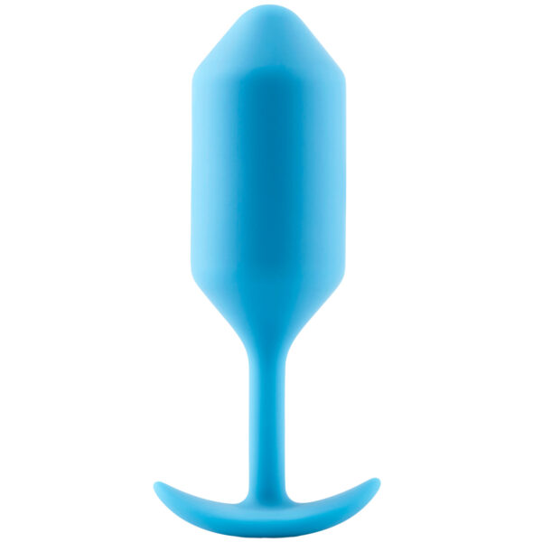 B-Vibe Snug Plug 3 Butt Plug - Blue Blue