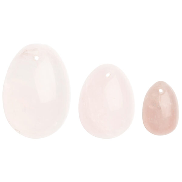 La Gemmes Yoni Æg Rose Quartz - Pink - S Pink S