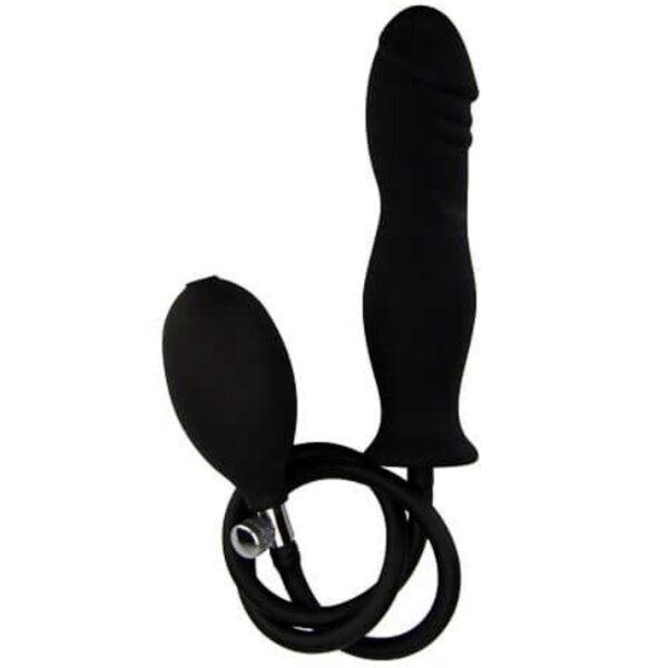 Loving Joy Oppustelig Dildo 15 cm - Black Black