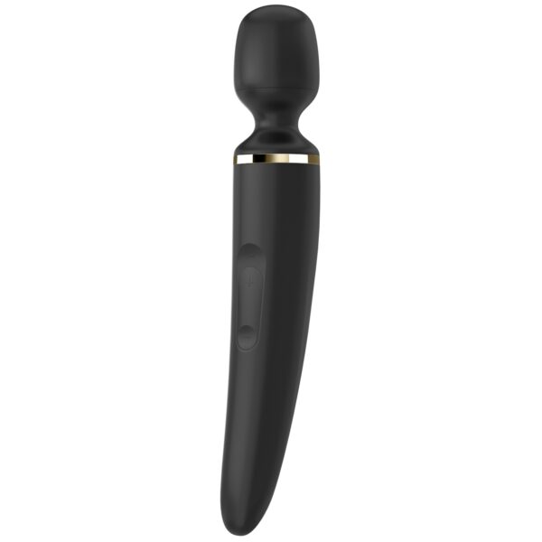 Satisfyer Wand-er Woman Vibrator - Black Black