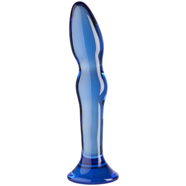 Chrystalino Gallant Glas Dildo - Blue Blue