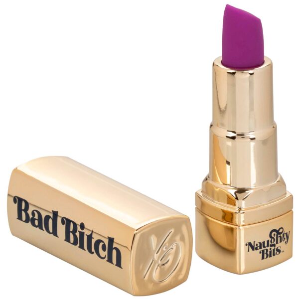 Bad Bitch Lipstick Vibrator - Gold Gold