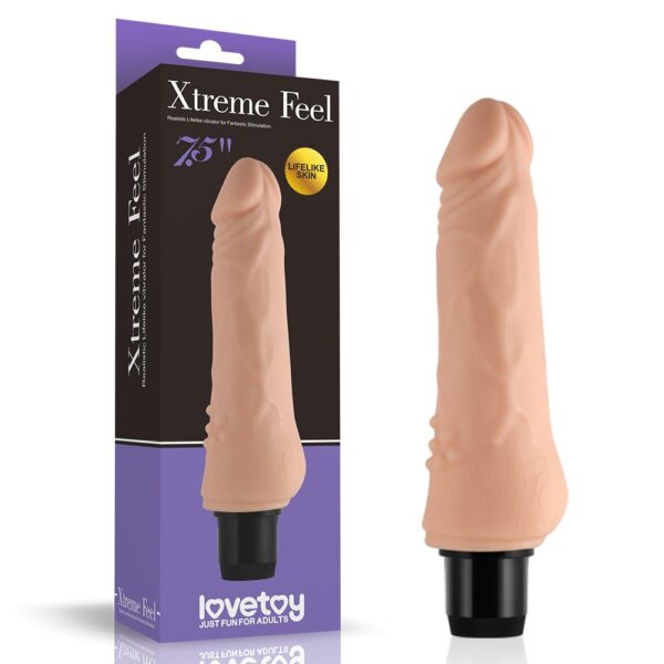 LOVETOY XTREME FEEL CYBERSKIN VIBRATOR 19CM