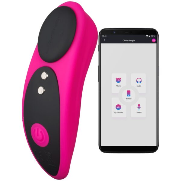 Lovense Ferri Fjernbetjent Trusse Vibrator - Rosa Rosa