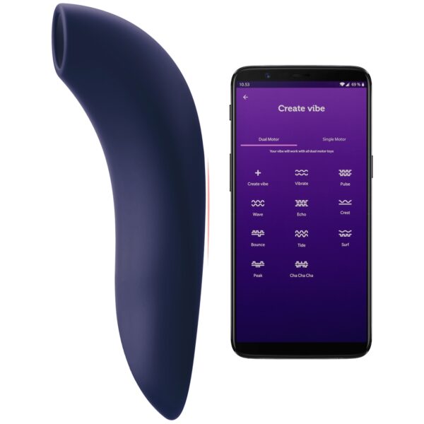 We-Vibe Melt App-styret Blå Klitoris Stimulator - Mørkeblå Mørkeblå