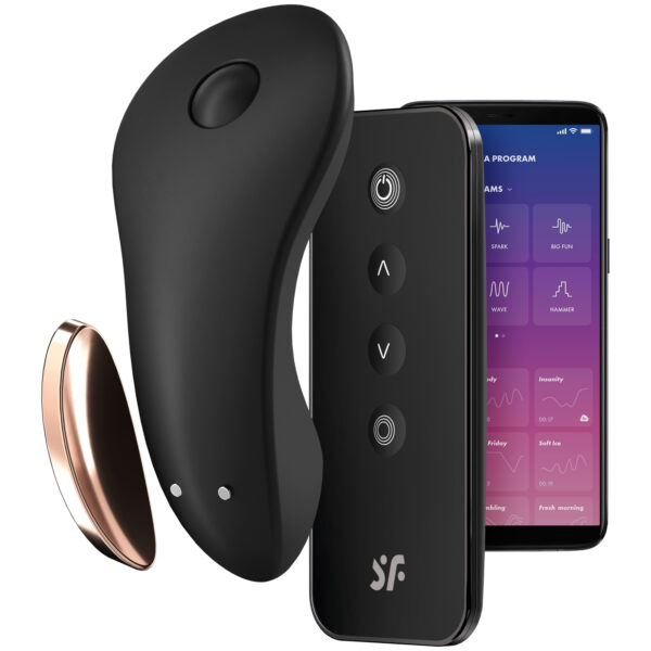 Satisfyer Little Secret App-Styret Trusse Vibrator - Sort Sort