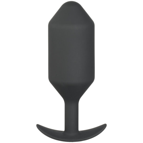 B-Vibe Snug Plug 6 Butt Plug - Black Black