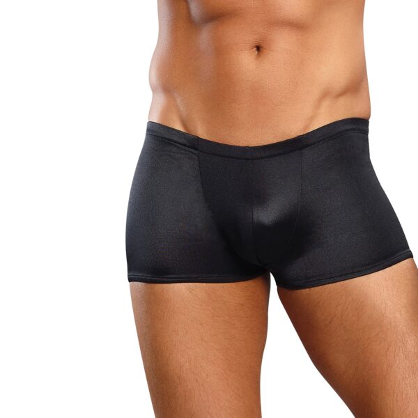 Male Power Lo Rise Pouch Boxerhorts - Sort - L Sort L