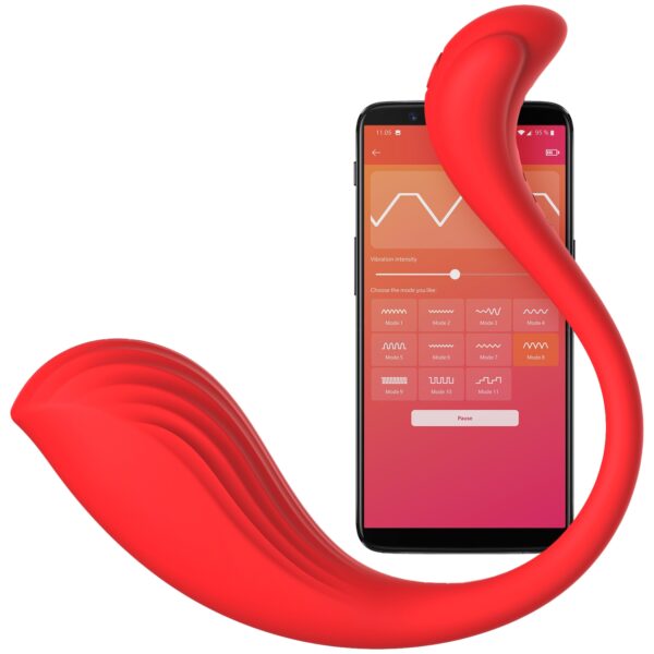 Svakom Phoenix Neo App-styret Bullet Vibrator - Red Red