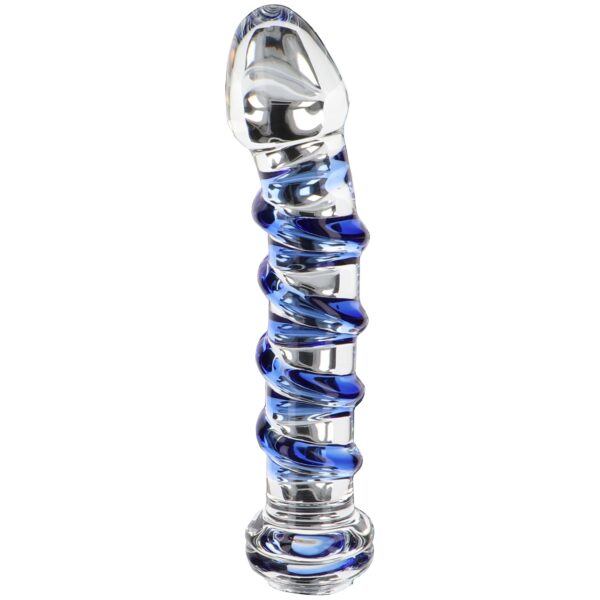 ToyJoy G-spot Gemstone Glas Dildo 18 cm - Klar Klar