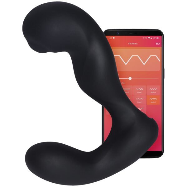 Svakom Iker App-styret Prostata og Perineum Vibrator - Sort Sort