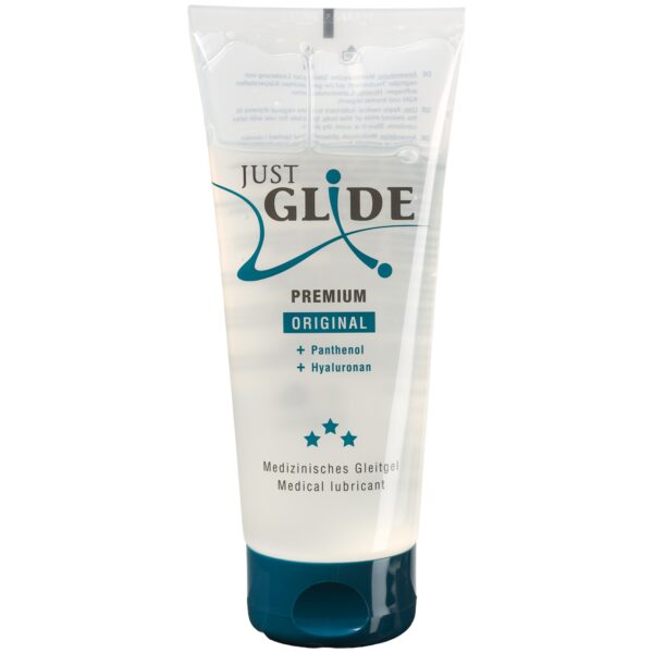 Just Glide Premium Original Medical Lubricant 200 ml - Klar Klar