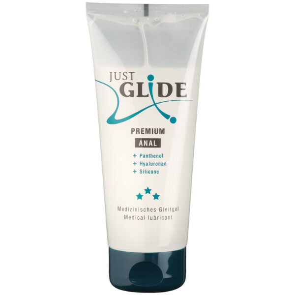 Just Glide Premium Silikonebaseret Anal Glidecreme 200 ml - Clear Clear