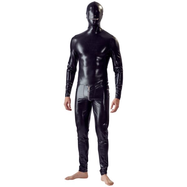 Fetish Collection Full-body Dragt - Sort - M Sort M