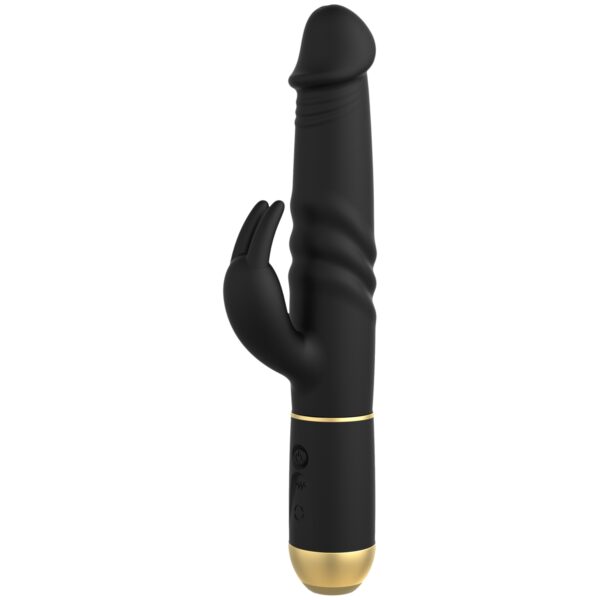 Marc Dorcel Furious Rabbit 2.0 Opladelig Vibrerende Pearl Rabbit Vibrator - Black Black