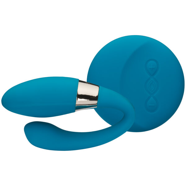 LELO Tiani Duo Dual-Action Par Vibrator med Fjernbetjening - Blå Blå