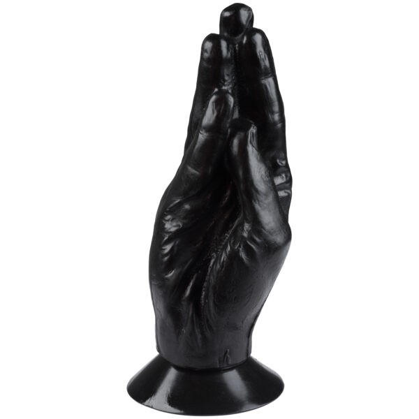 Mister B All Black Otto Fisting Dildo med Sugekop 20 cm - Sort Sort