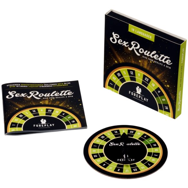 Tease & Please Sex Roulette Foreplay Spil - Sort Sort