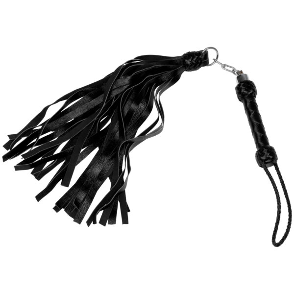 Mister B Impact Premium Læderflogger 90 cm - Sort Sort