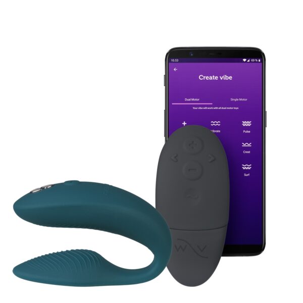 We-Vibe Sync 2 App-styret Par Vibrator - Grøn Grøn